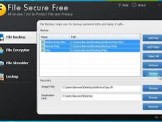 Phần mềm bảo vệ dữ liệu hiệu quả miễn phí-File Secure Free